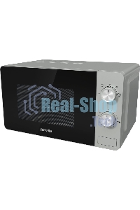 Микроволновая печь Gorenje MO20E1S серебристый, 20 л, 800 Вт, переключатели - поворотный механизм