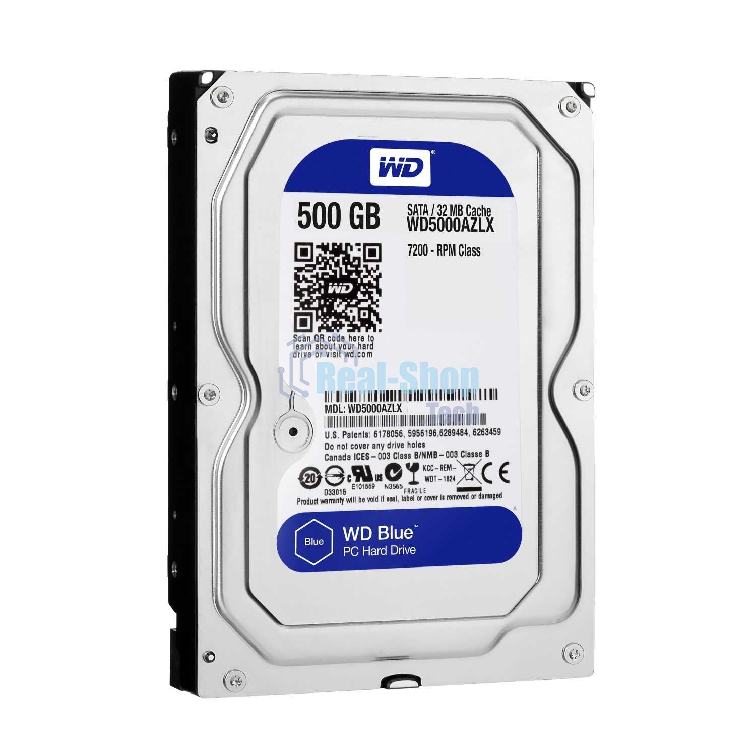 Жесткий диск Western Digital Original SATA-III 500Gb WD5000AZLX Blue (7200rpm) 32Mb 3.5