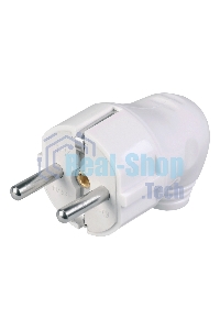 Вилка Iek EVP11-16-01-K01 ВПу11-01-Ст разборная угловая с з/к 16А белая