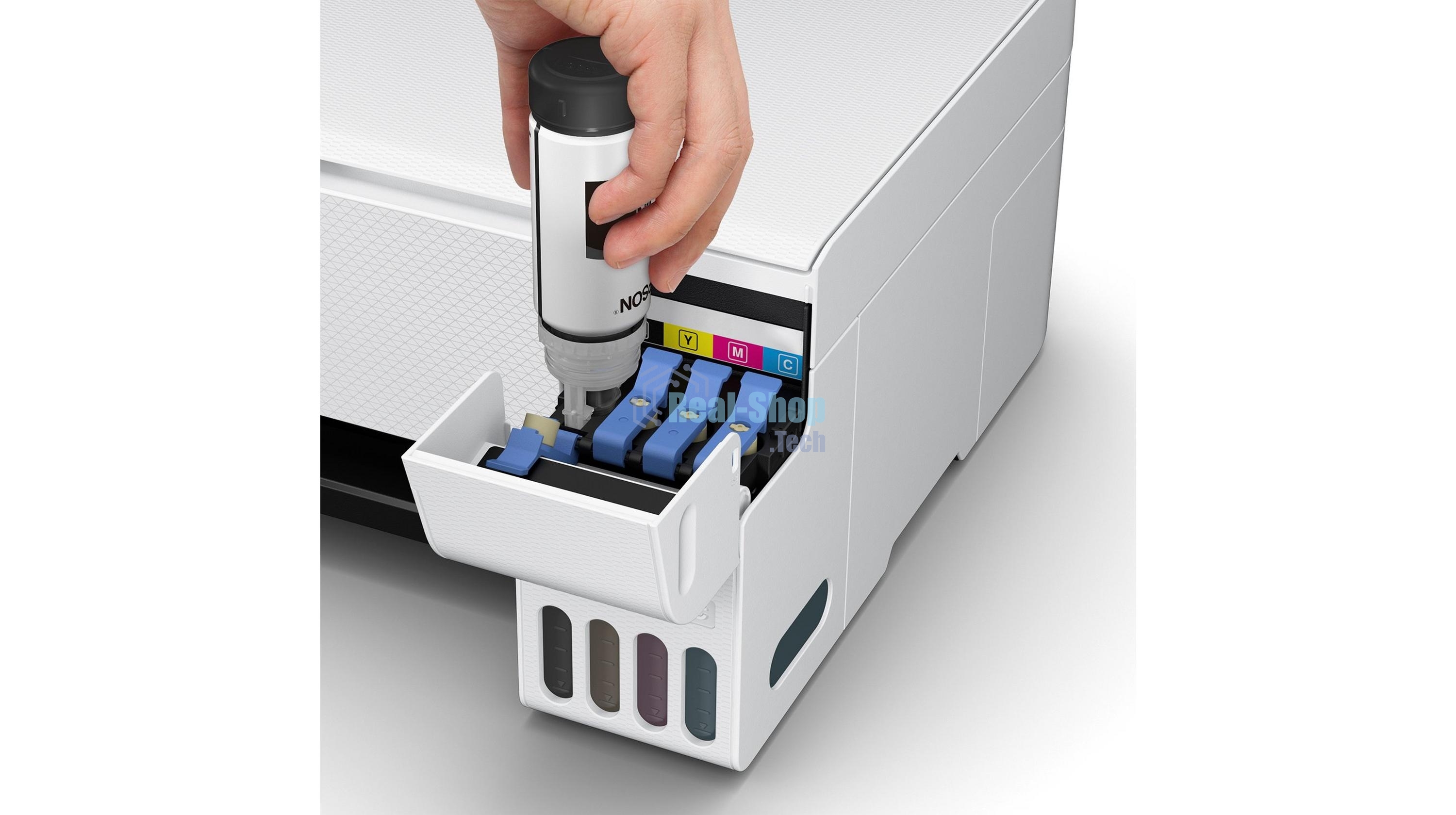 МФУ струйное Epson L3256 (C11CJ67407/C11CJ67414/C11CJ67421/C11CJ67519/C11CJ67504/C11CJ67524/C11CJ67516), A4 цветное, печ. до 10 стр/мин. (ч/б) до 5 стр/мин. (цвет), 1440 x 5760 dpi (печать) 1200x2400dpi (скан.), USB, Wi-Fi