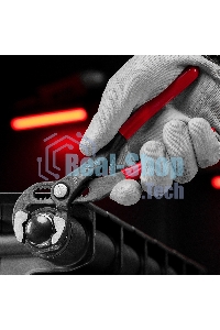 Переставные клещи Matrix 180 мм, кнопочный механизм, хром-ванадий, обливные рукоятки