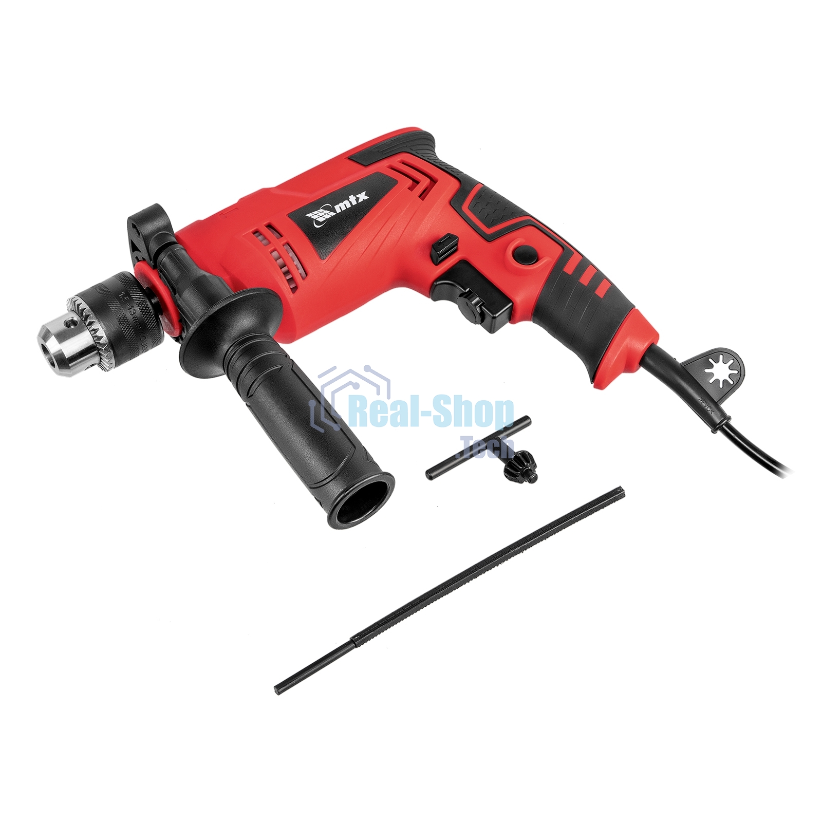 Дрель ударная MTX MID-600, 600 Вт, 0-3000 об/мин, 0-48000 уд/мин