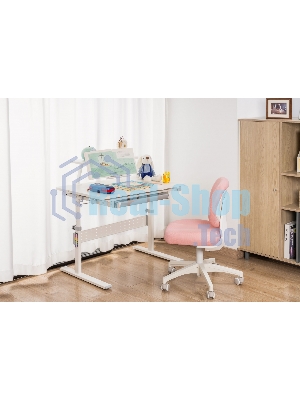 Кресло Cactus CS-CHR-3594PK розовый, ткань, 75 кг, механизм качания