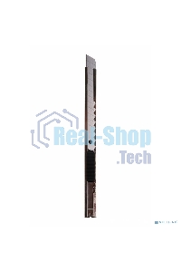 Нож с сегментированным лезвием Rexant 9 мм, корпус металлический, c клипсой