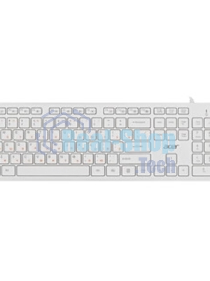 Клавиатура проводная Acer OKW123, USB, белый