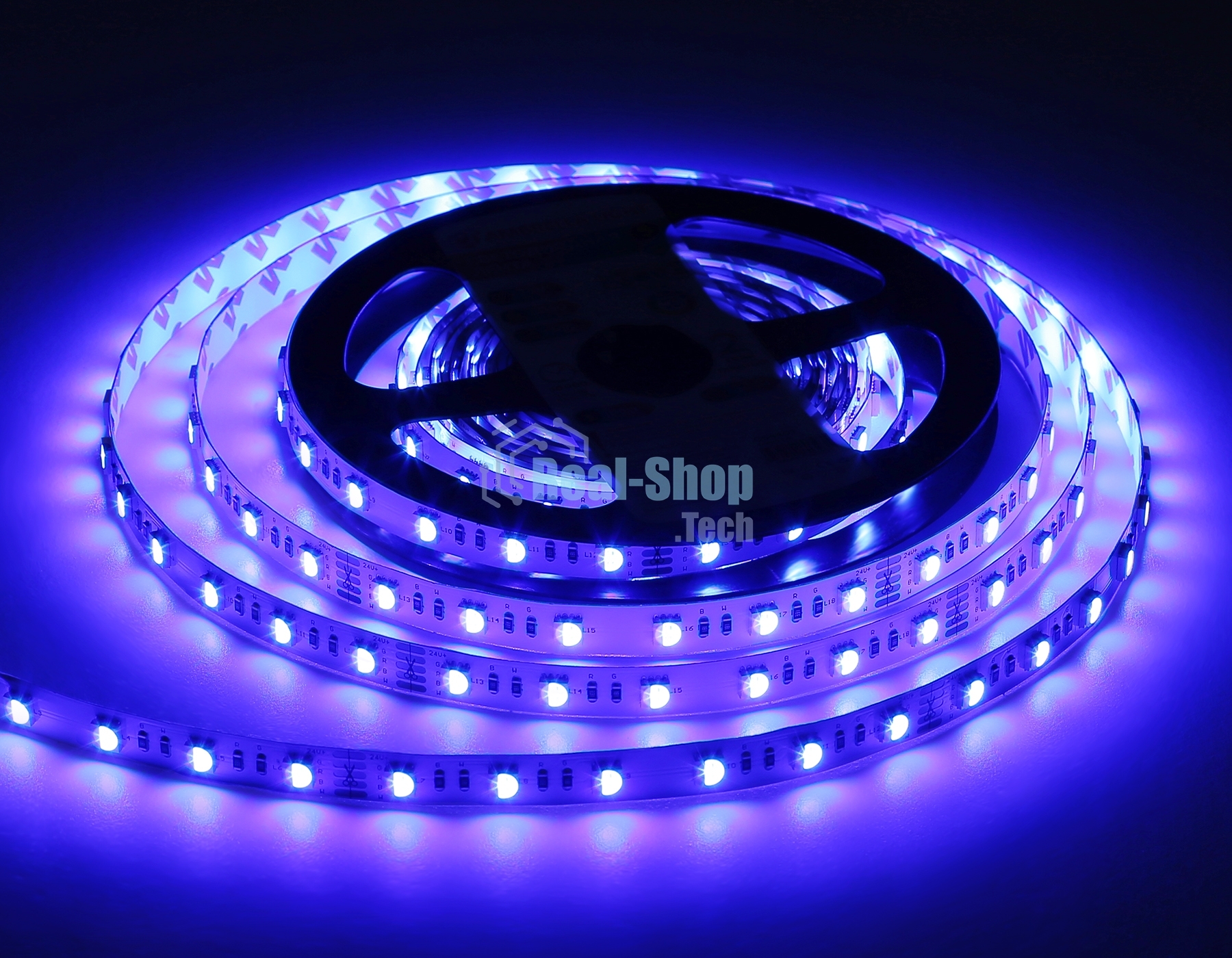 Светодиодная лента Ambrella light GS4401 5050 60Led /10W m/ 24V IP20 RGBW+3000K/ 5000*10*1.87mm (5 конт.)