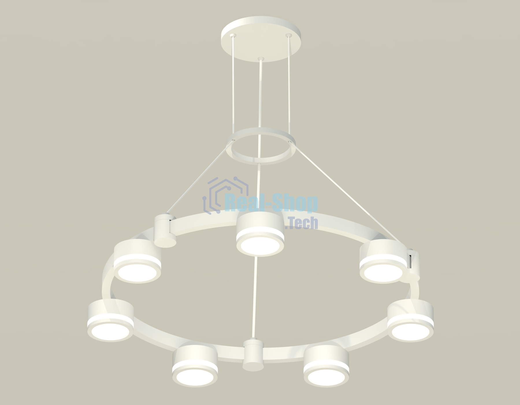 Светильник Ambrella light XR92031600/7 SWH/FR белый песок/белый матовый GX53 (A9203, C9236, N8412)