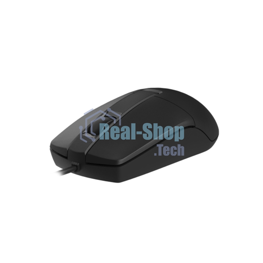 Мышь проводная A4Tech OP-330 черный, 1200 dpi, USB Type-A, кнопки - 3