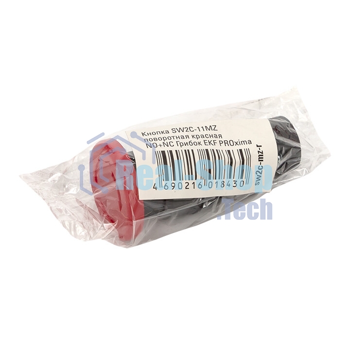 Кнопка SW2C-11MZ повортная красная Грибок 1з+1р