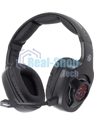Гарнитура Oklick HS-L575G чёрный, беспроводная + проводная, Bluetooth