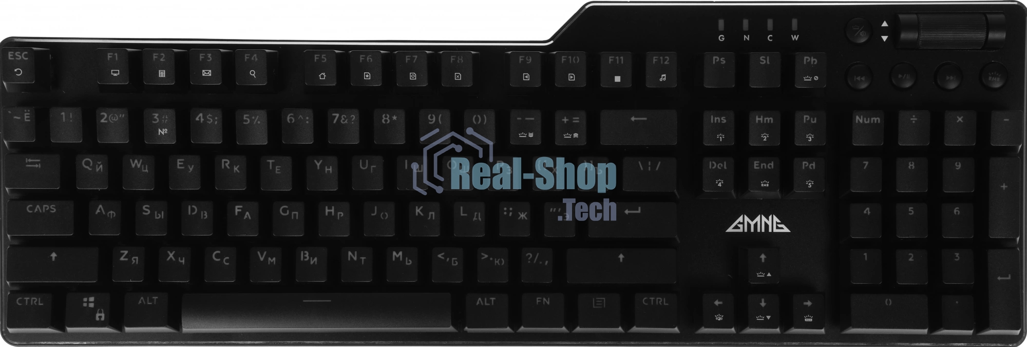 Клавиатура проводная GMNG GG-KB765XP (1901096), USB, черный