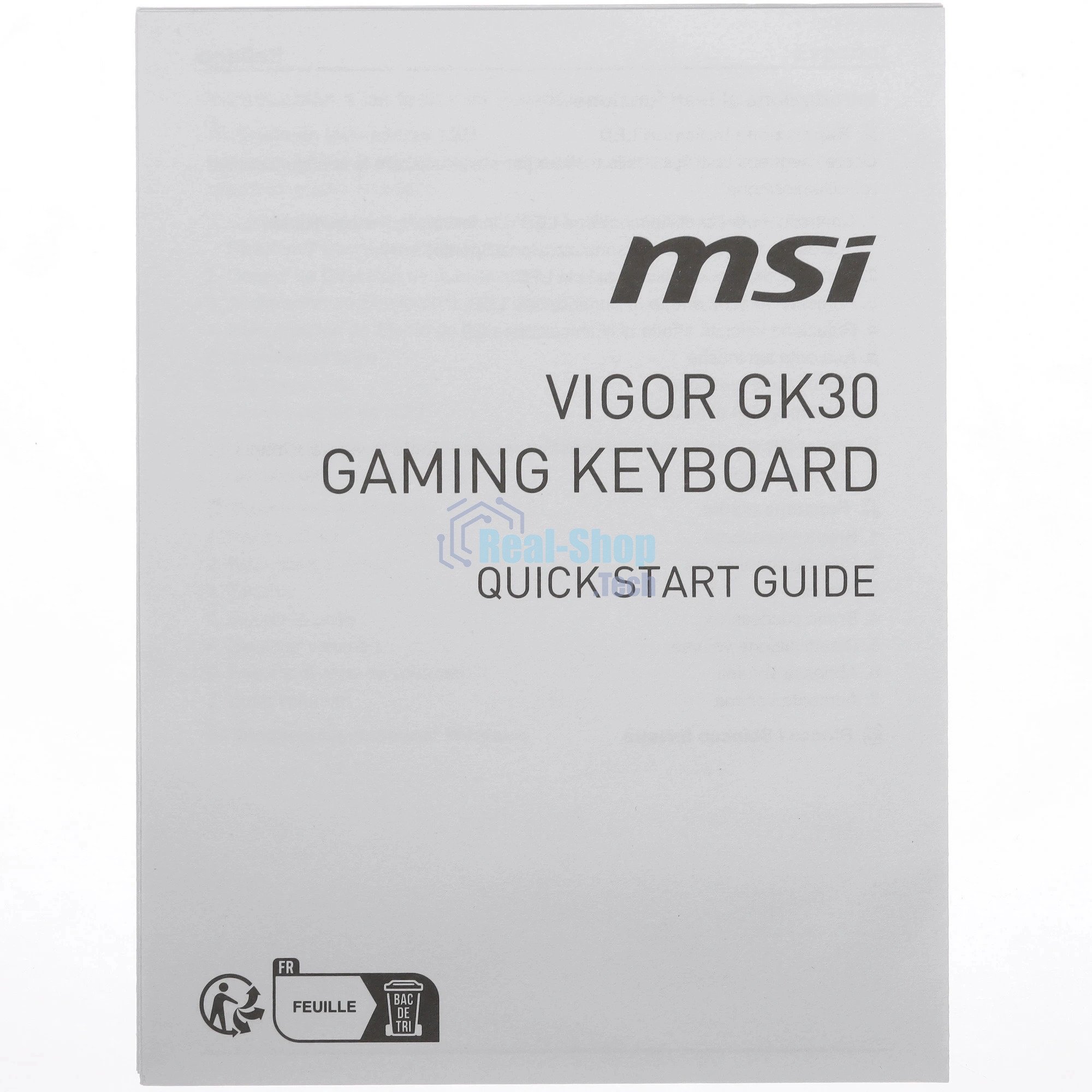 Клавиатура MSI VIGOR GK30 INFRARED
