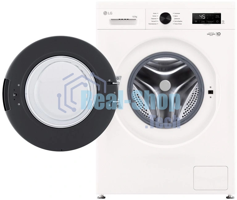 Стиральная машина LG F2Y1WS6W белый, загрузка фронтальная 6,5 кг, 1200 об/мин., класс: A