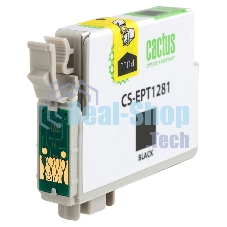 Картридж струйный Cactus CS-EPT1281 (T1281) черный (10 мл) для Epson Stylus S22/S125/SX420/SX425/Office BX305