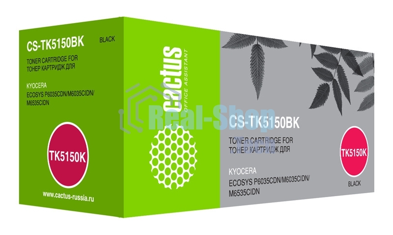 Картридж лазерный Cactus CS-TK5150BK черный (12000 стр.) для Kyocera Ecosys M6035cidn/P6035cdn
