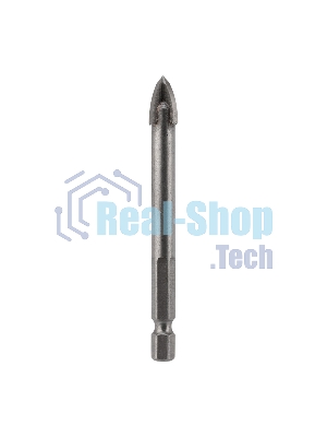 Сверло по стеклу и керамике Kranz 10 мм 4 грани шестигранный хвостовик