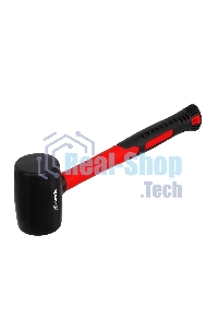 Киянка Matrix резиновая, 450 г, черная резина, фибергласовая рукоятка