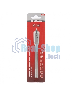 Сверло по дереву Matrix перовое, 12 мм 6-гранный хвостовик