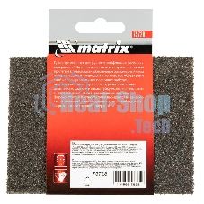 Губка для шлифования Matrix, 120 х 90 х 25 мм, трапеция, мягкая, P 60