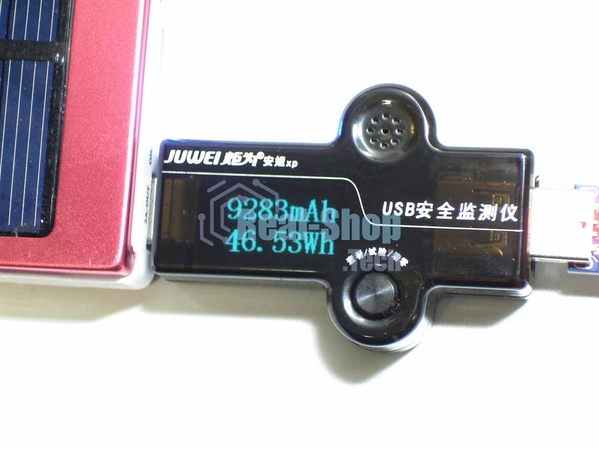 Тестер USB для внешних аккумуляторов 5V-7,4V 0-5,1A Juwel J7-d