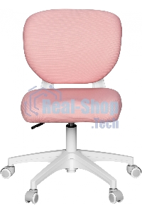 Кресло детское Cactus CS-CHR-3594PK розовый крестов. пластик белый