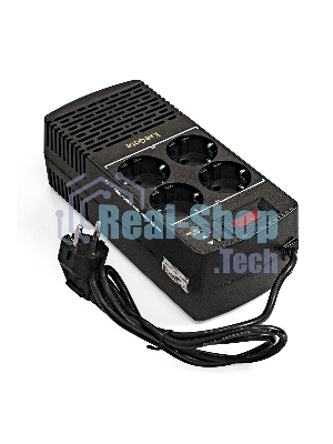 Стабилизатор ExeGate Power AD5000-1000 (1000VA/500W, диапазон 150...280В, 4 евророзетки)