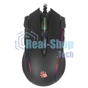 Мышь проводная A4Tech Bloody J90s черный, 8000 dpi, USB, кнопки - 12