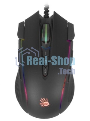 Мышь проводная A4Tech Bloody J90s черный, 8000 dpi, USB, кнопки - 12