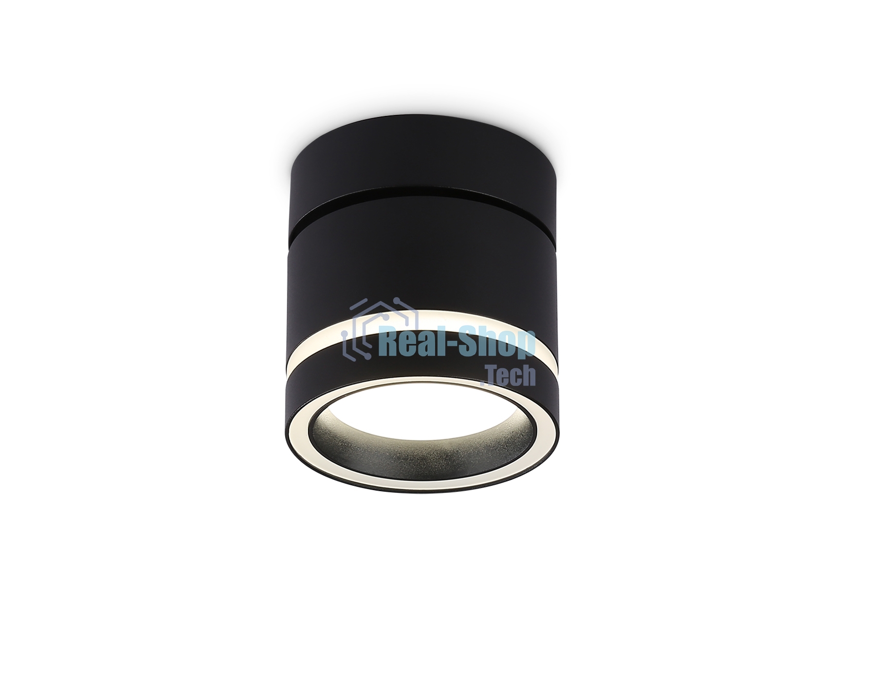 Светильник Ambrella light TA1445 BK/FR черный/белый матовый GX53 max 12W D85*90