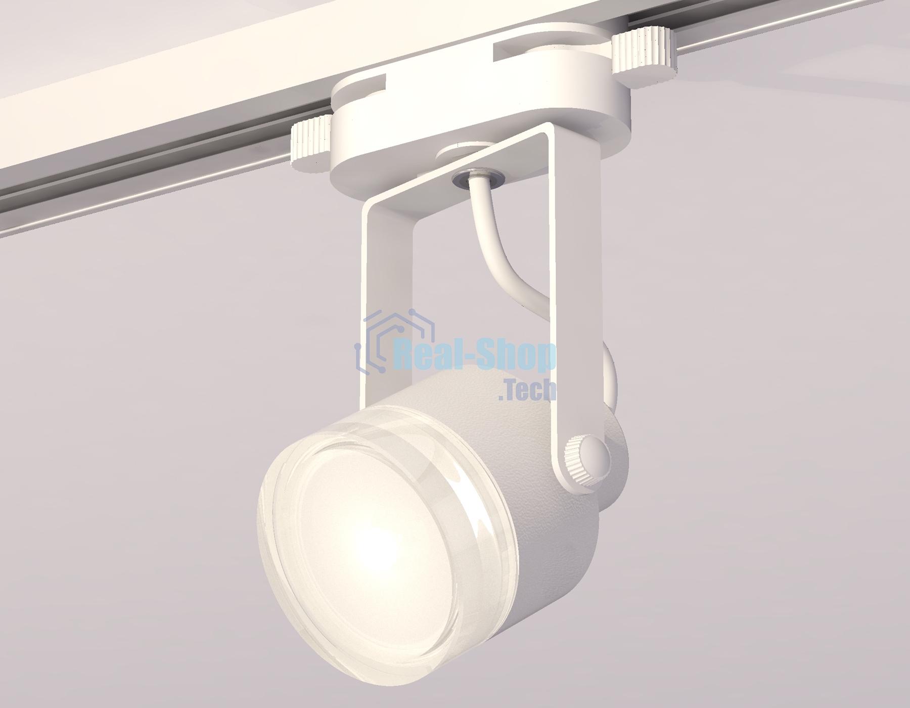 Светильник Ambrella light XT6601083 WH/FR/CL белый/белый матовый/прозрачный MR16 GU10 (C6601, N6241)