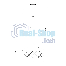 50260 LED / подвесной светильник / графит