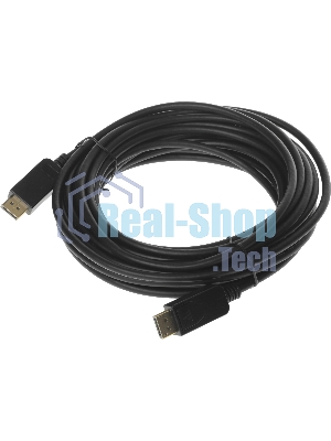 Кабель ver1.2 DisplayPort (m) DisplayPort (m) 10м черный