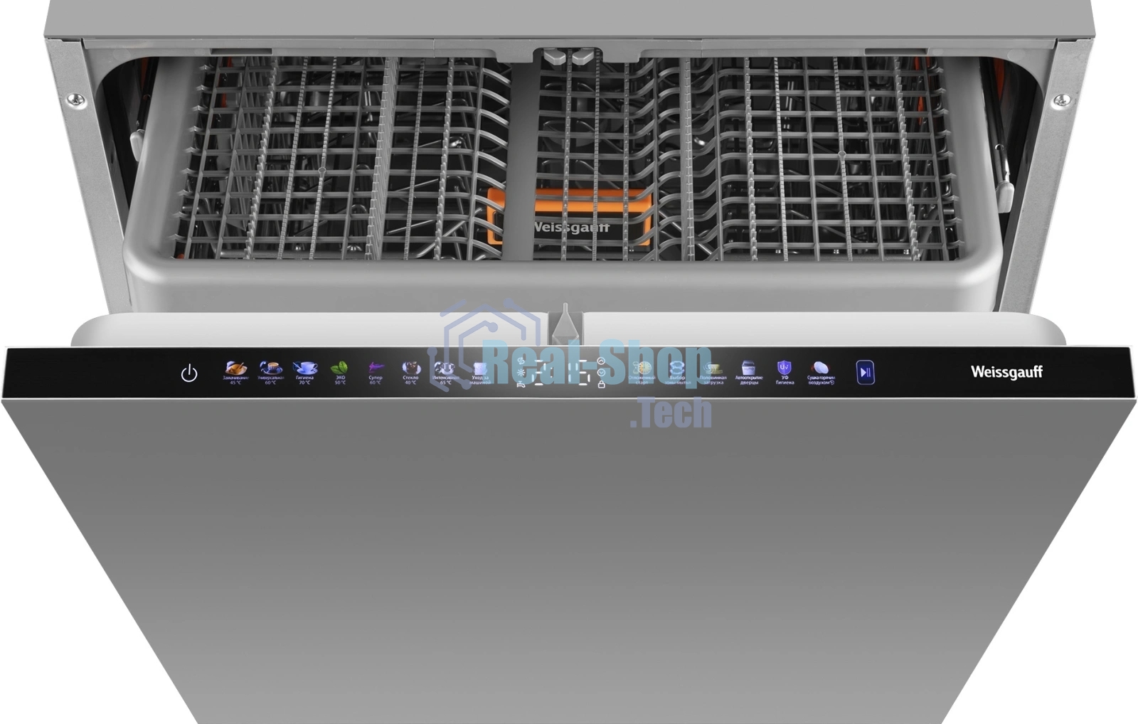 Встраиваемая посудомоечная машина Weissgauff BDW 6138 Touch Inverter Autoopen Timer Floor