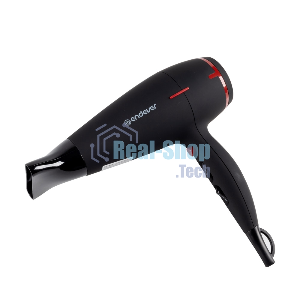 Фен Endever Aurora-472 черный, 2400 Вт, ионизация