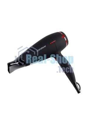 Фен Endever Aurora-472 черный, 2400 Вт, ионизация