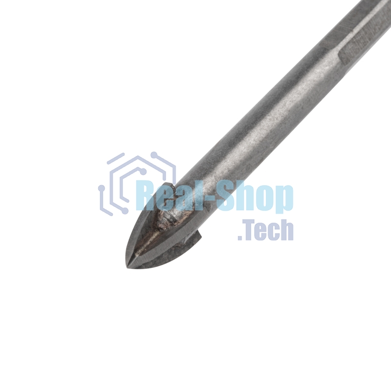 Сверло по стеклу и керамике Kranz 10 мм 4 грани шестигранный хвостовик