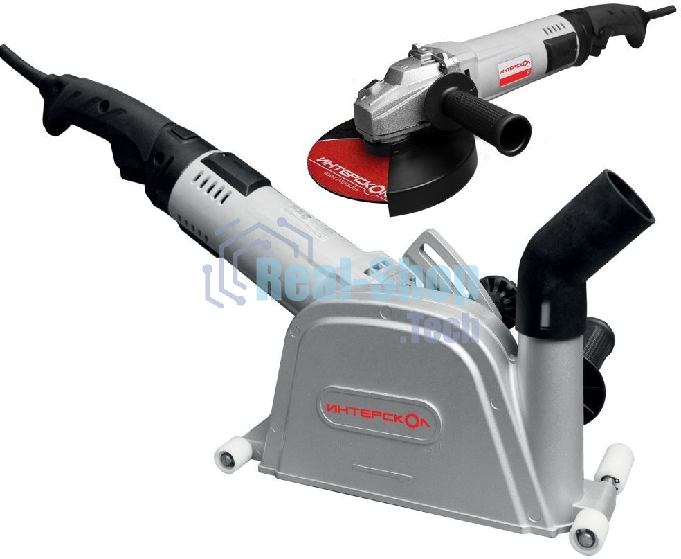 Штроборез + УШМ два в одном ИНТЕРСКОЛ ПД-150/1800Э + УШМ-180/1800Э