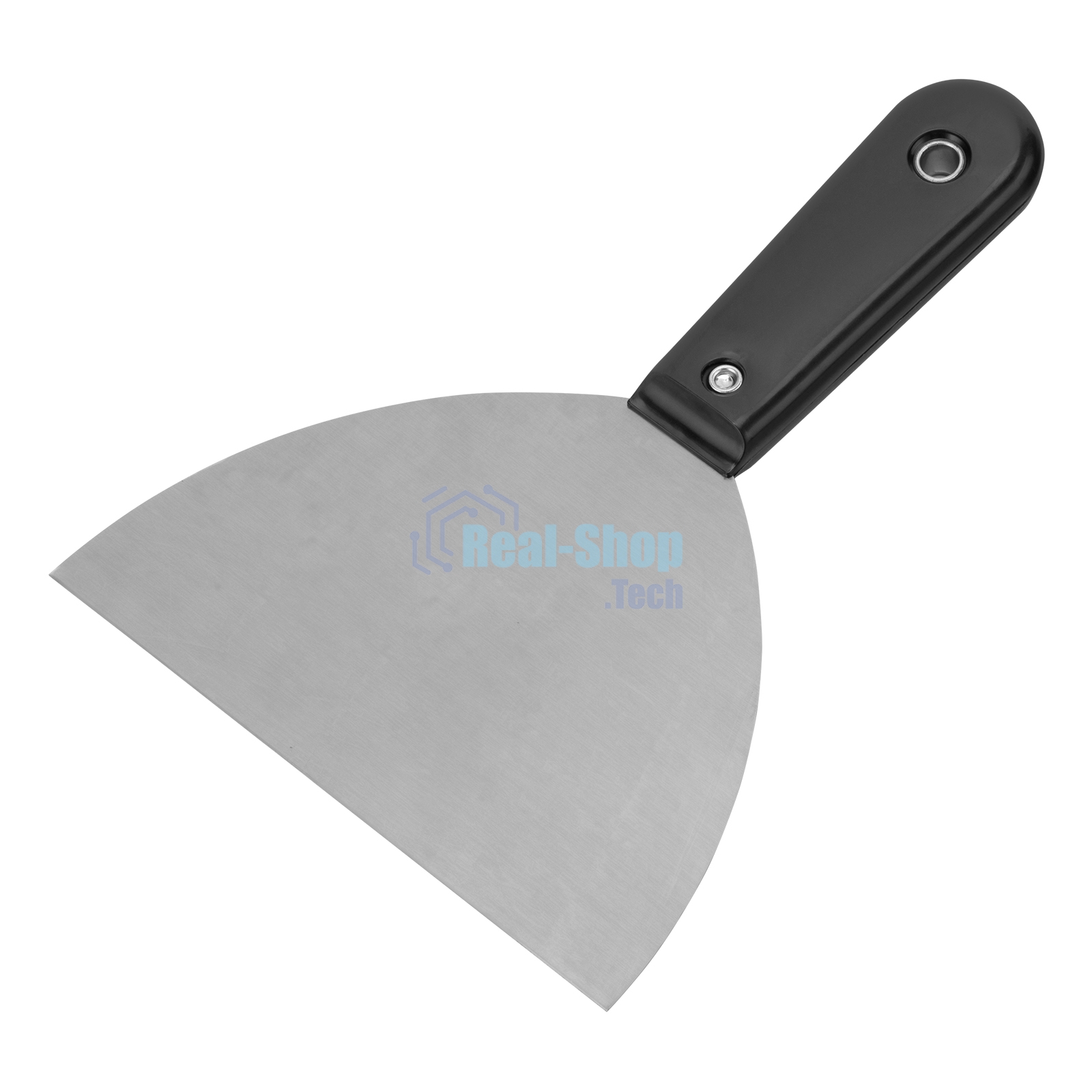 Шпательная лопатка Sparta стальная, 150 мм, полированная, пластмассовая ручка