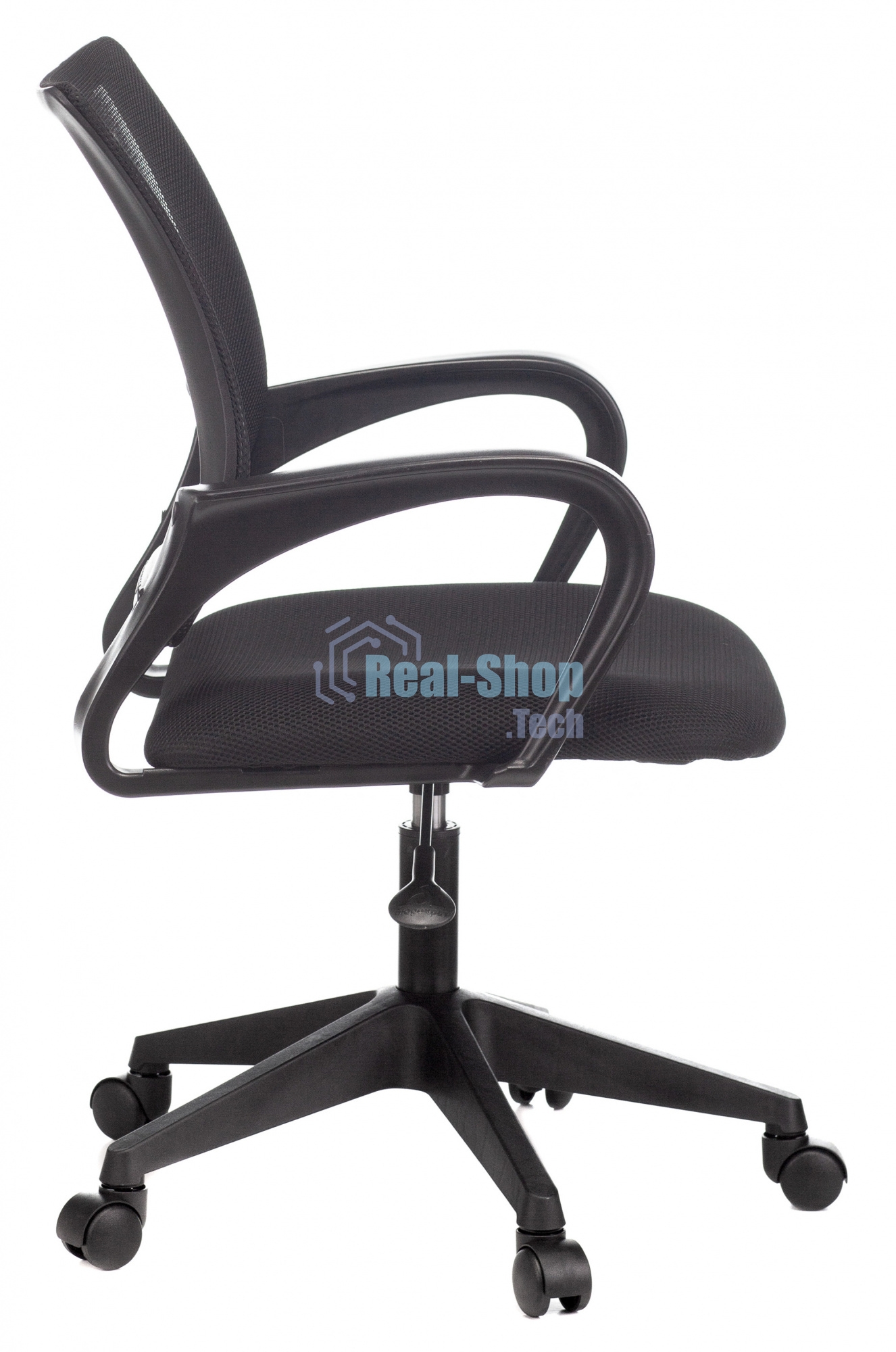 Кресло компьютерное Бюрократ CH-695NLT/BLACK спинка сетка черный TW-01, сиденье черный TW-11