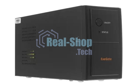 Источник бесперебойного питания ExeGate Power Back BNB-850.LED.AVR.EURO.RJ 850VA/480W, LED, AVR,2 евророзетки, RJ45/11, черный