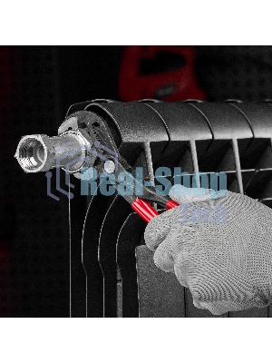 Переставные клещи Matrix 180 мм, кнопочный механизм, хром-ванадий, обливные рукоятки