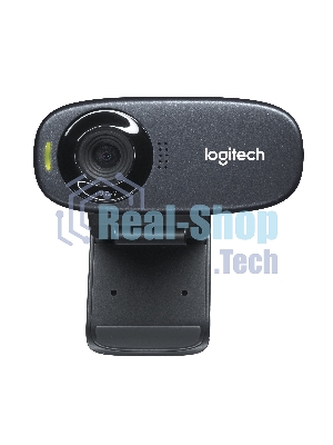 Веб-камера Logitech C310 HD 1280x720, 30 кадр/с, USB Type-A, микрофон (шумоподавление), автоосвещение, универсальное крепление
