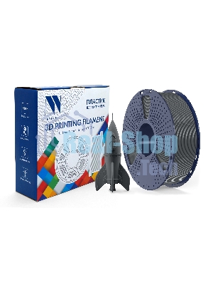 Филамент NVPrint PLA High Speed Grey для 3D печати диаметр 1.75мм длина 330 метров масса 1 кг