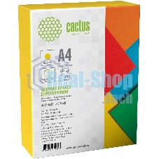 Бумага Cactus CS-CPY-A480500 A4/80г/м2/500л./желтый интенсив