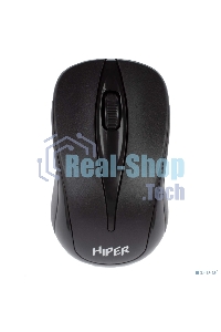 Мышь беспроводная HIPER HOMW-061 черный, 1000 dpi, радиоканал, USB, кнопки - 3