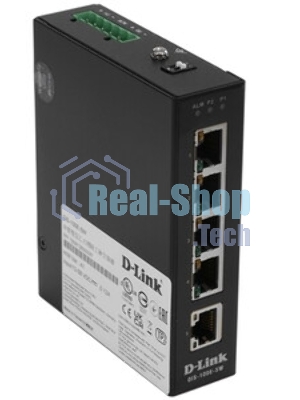 Коммутатор промышленный неуправляемый D-Link DIS-100E-5W/A1A с 5 портами 10/100Base-TX, функцией энергосбережения и поддержкой QoS
