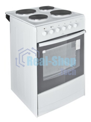 Плита электрическая Darina 1B EM 341 406 W белый/черный, конфорок 4 шт, духовка 50 л, 50 см x 85 см x 56 см