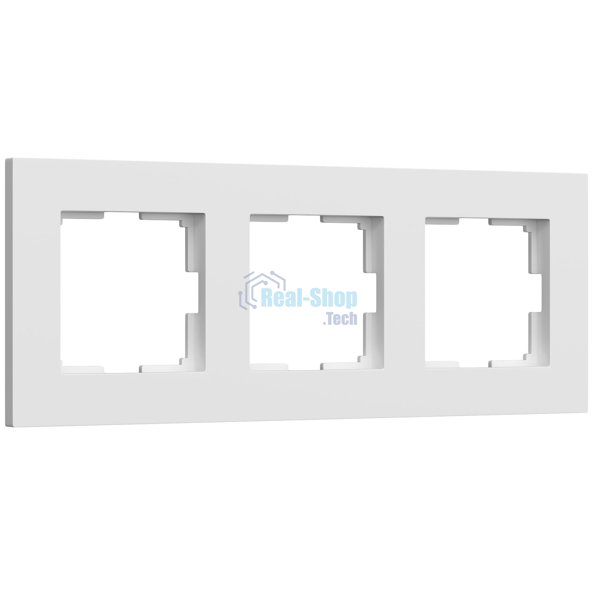 Рамка на 3 поста Slab (белый софт) W0032961