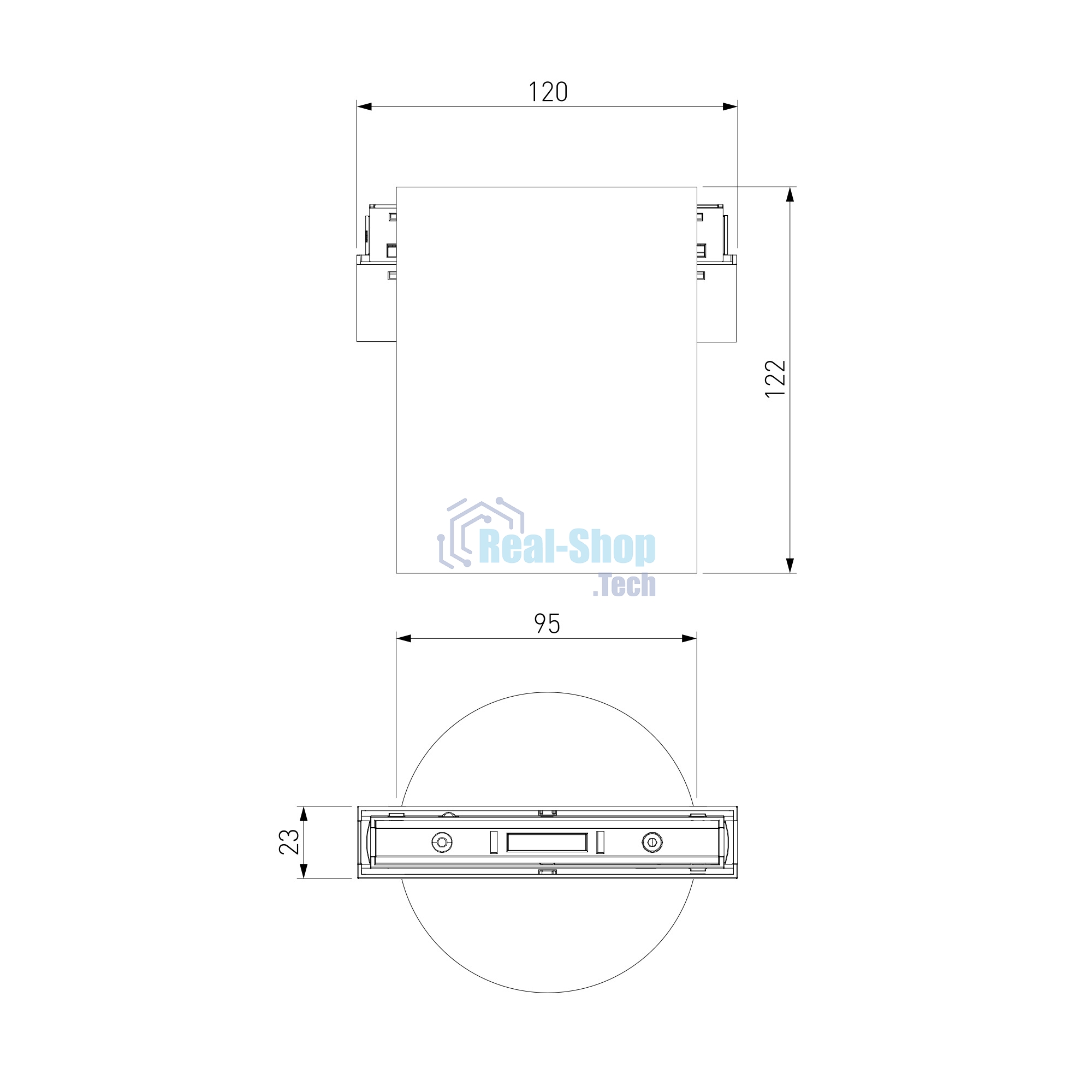 Трековый светильник Slim Magnetic 12W 4200K Solo (чёрный) 85054/01
