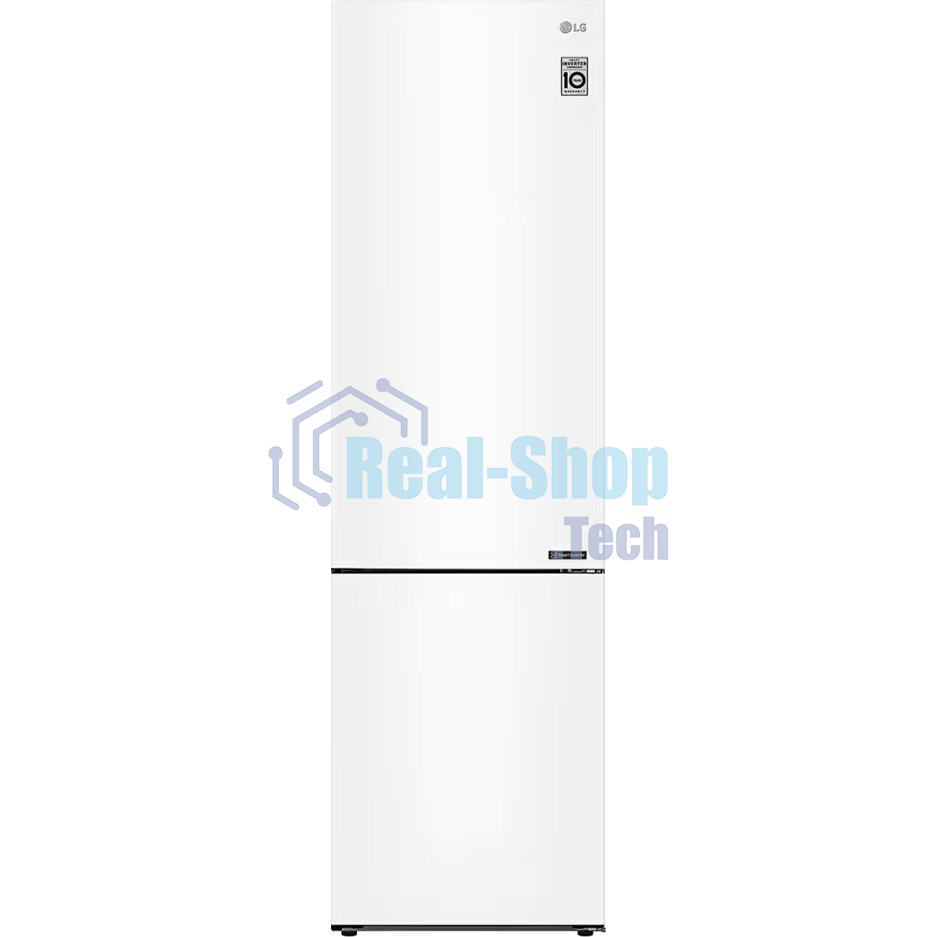 Холодильник LG GA-B509CQCL белый двухкамерный, 277/107л, морозилка снизу, Total No Frost